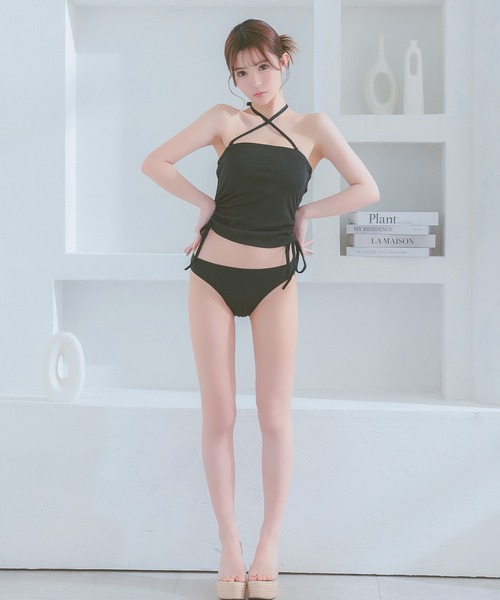Tika（ティカ） 水着 水着 タンキニ 体型カバー レディーズ 可愛い