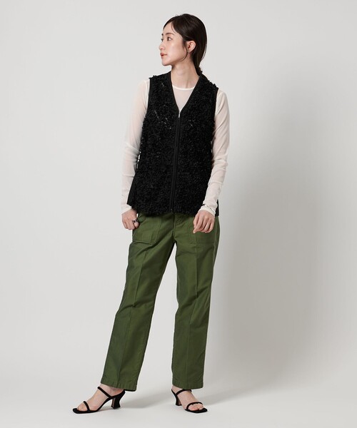 UNITED ARROWS チュールジップカーディガン