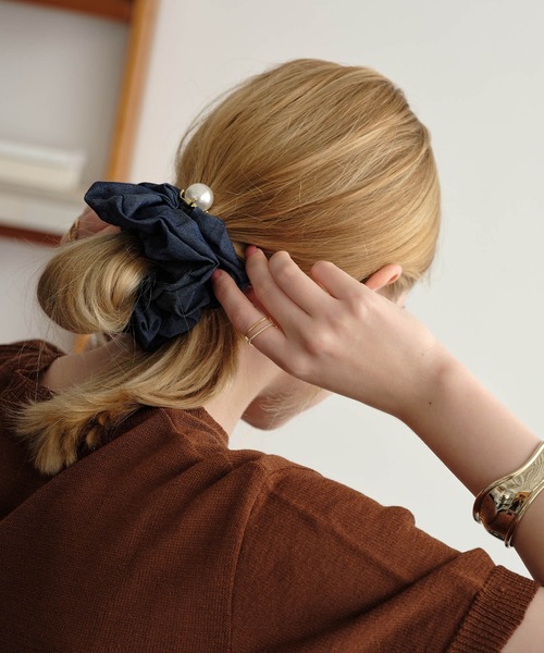 シュシュ パールデニムシュシュ : ZOZOTOWN Yahoo!店 - 通販 - Yahoo