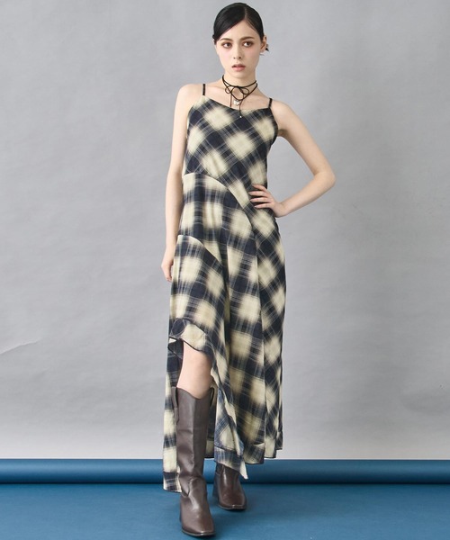極美品✨ANAYI 2wayチェック アシメフレアワンピース 36 極美品✨ANAYI 2wayチェック アシメフレアワンピース 36 - メルカリ