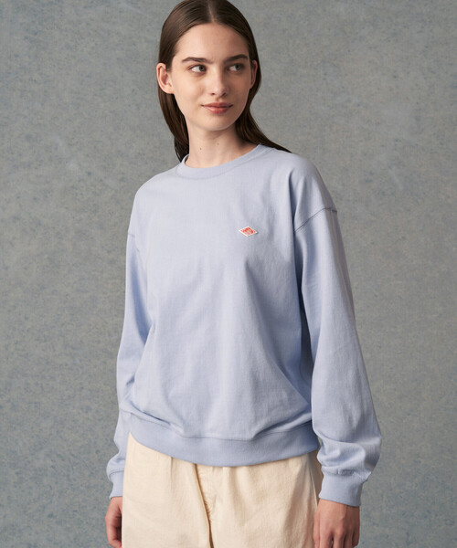 Danton 「DANTON」 長袖カットソー X-SMALL サックスブルー