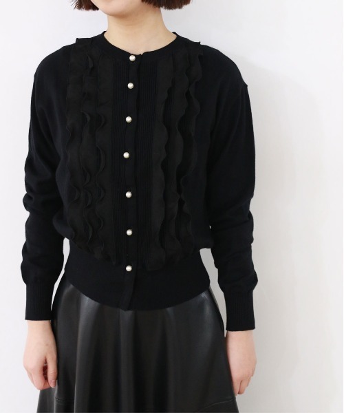 ❇︎【売り切り希望】新品未使用　MARILYN MOON リブカーディガン Marilyn Moon（マリリンムーン） ジャケット milanorib peplum jacket