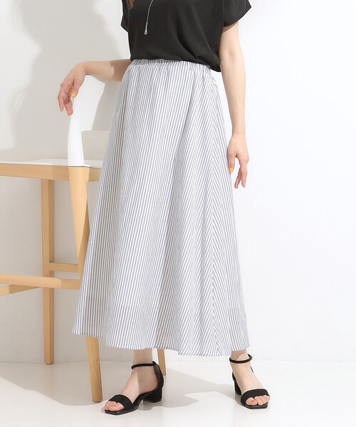 SHOO・LA・RUE（シューラルー） スカート ふんわり軽やか ストライプ