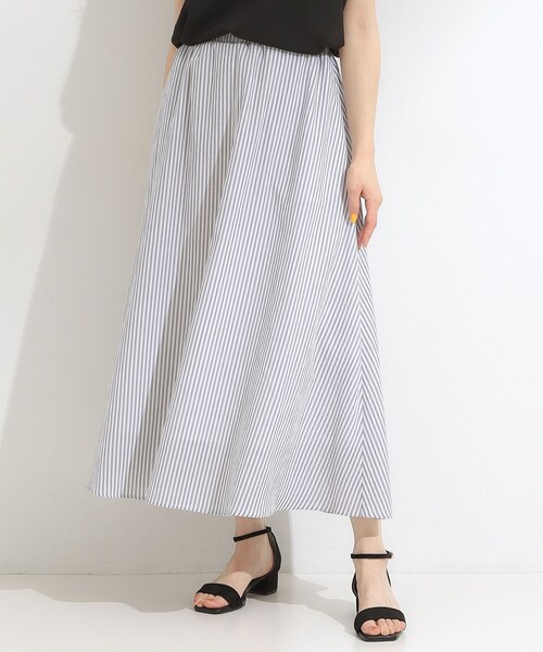 SHOO・LA・RUE（シューラルー） スカート ふんわり軽やか ストライプ