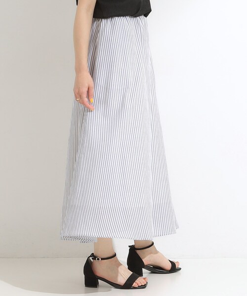 SHOO・LA・RUE（シューラルー） スカート ふんわり軽やか ストライプ