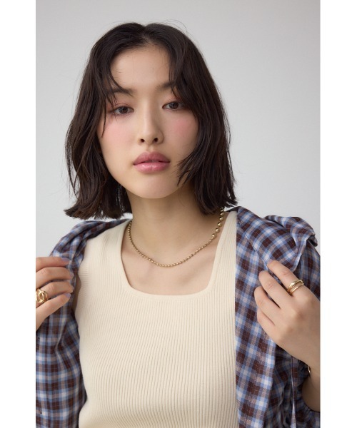 AZUL BY MOUSSY（アズールバイマウジー） ブラウス シャツ シアー
