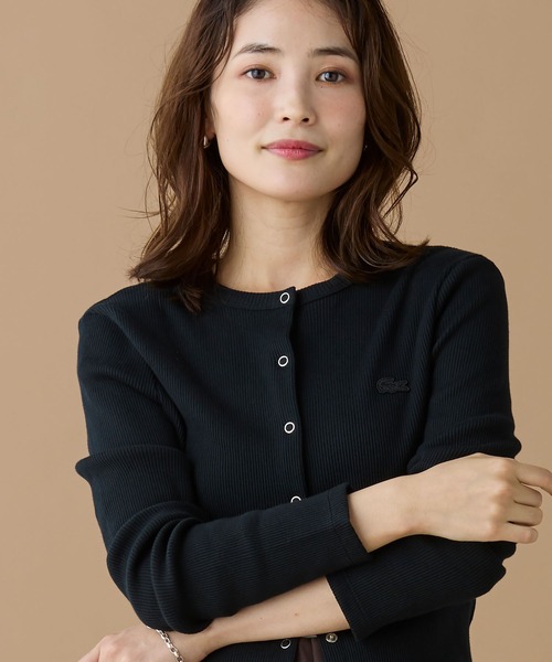 LACOSTE（ラコステ） カーディガン リブジャージカーディガン