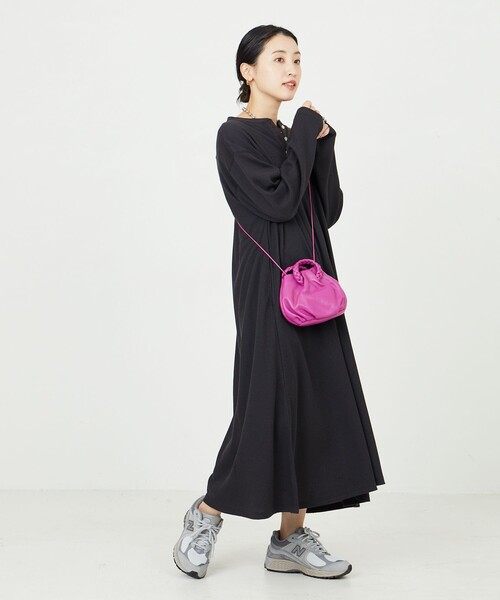 「FREAK'S STORE」 長袖ワンピース SMALL ナチュラル レディース_画像4