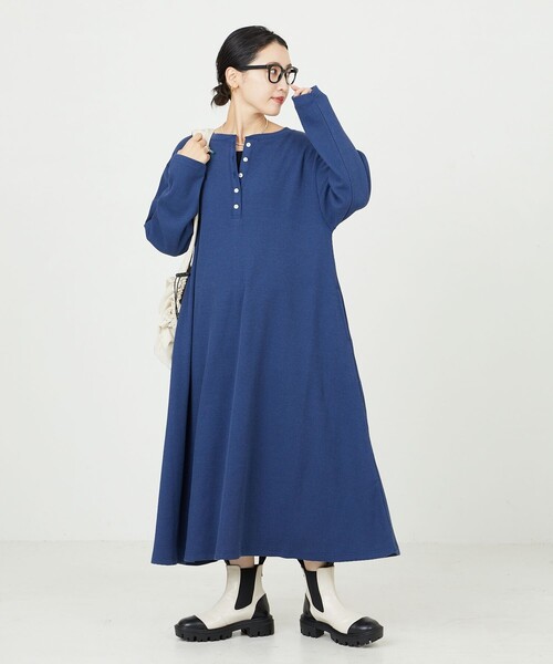 「FREAK'S STORE」 長袖ワンピース SMALL ナチュラル レディース_画像5
