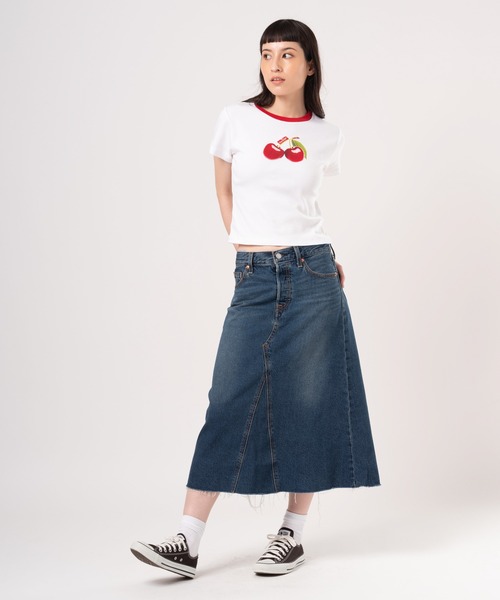 Levi'sRED デニムスカート Levi's デニムスカート Levi's/リーバイス Aラインデニム