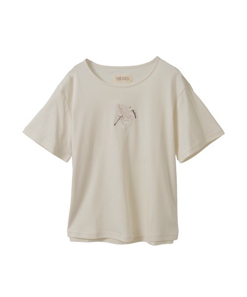 PINK HOUSE（ピンクハウス） tシャツ パラソル刺繍カットソー