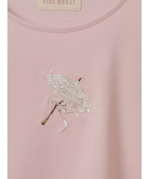 PINK HOUSE（ピンクハウス） tシャツ パラソル刺繍カットソー
