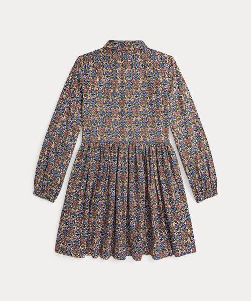 【新品未使用】ラルフローレン ワンピース 80 赤　花柄 女の子 Ralph Lauren ラルフローレン 女の子 花柄ノースリーブ