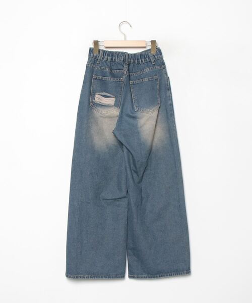 「Sakka」 ダメージ加工デニムパンツ MEDIUM ブルー メンズ
