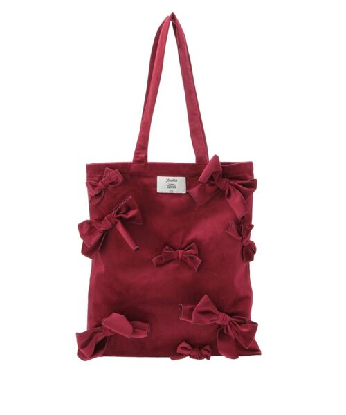 jouetie パターンリボントートバッグ 赤 レッド パターンリボントートBAG｜ジュエティの通販｜&mall（アンド