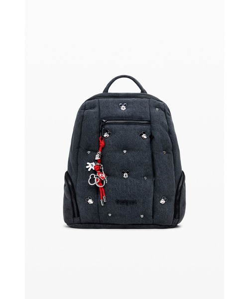 デシグアル×ディズニー　デニム　ミッキー　バックパック リュックサック Desigual デイバック リュック ミッキーマウス中型デニムバック