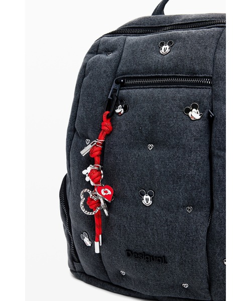 デシグアル×ディズニー　デニム　ミッキー　バックパック リュックサック Desigual デイバック リュック ミッキーマウス中型デニムバック