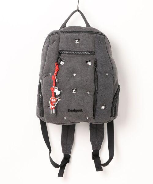 デシグアル×ディズニー　デニム　ミッキー　バックパック リュックサック Desigual デイバック リュック ミッキーマウス中型デニムバック