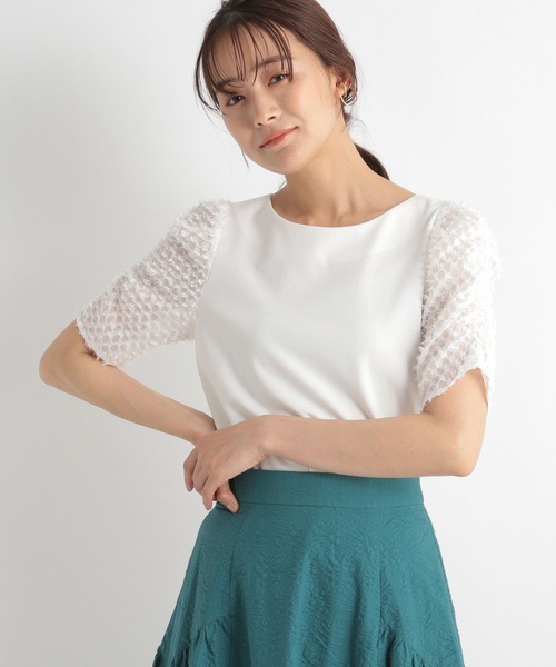 「Andemiu」 半袖カットソー FREE ブラック レディース_画像8