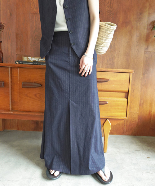 「Spick & Span」 ロングスカート 38 ベージュ レディース_画像2