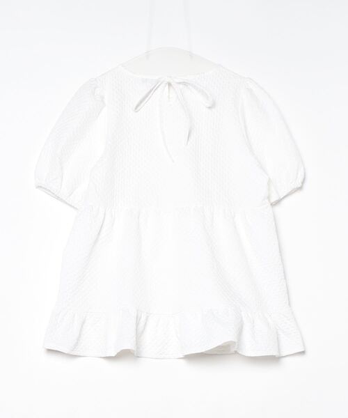 「CADBURY」 半袖ブラウス LARGE ホワイト レディース_画像2