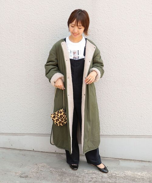 SHIPS any 「SHIPS any」 ノーカラーコート ONE SIZE キャメル