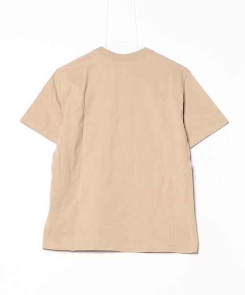 アレハンドロ ベージュ Tシャツ Danton（ダントン） 刺繍半袖Tシャツ 36 ベージュ レディース