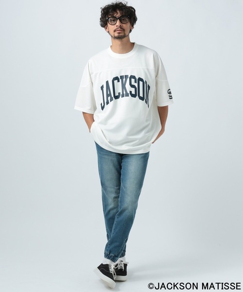 「JACKSON MATISSE」 半袖Tシャツ MEDIUM ブラウン メンズ_画像2