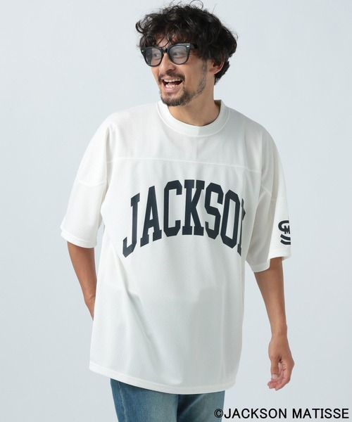 「JACKSON MATISSE」 半袖Tシャツ MEDIUM ブラウン メンズ_画像3