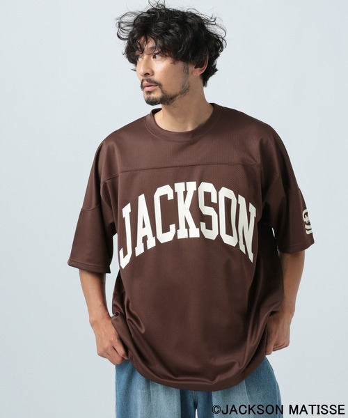 「JACKSON MATISSE」 半袖Tシャツ MEDIUM ブラウン メンズ_画像7