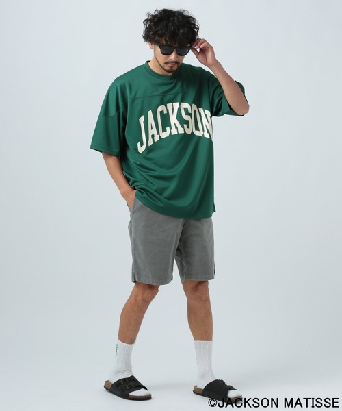 「JACKSON MATISSE」 半袖Tシャツ MEDIUM ブラウン メンズ_画像8