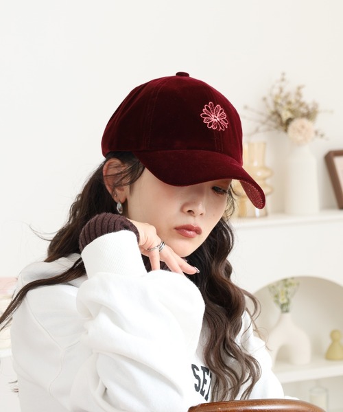 Sense of Grace（センスオブグレース） キャップ 帽子 デイジー刺繍
