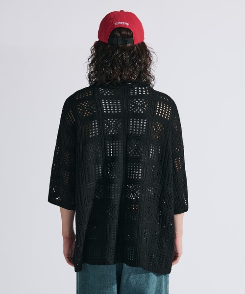 「WETTEMPT」 半袖ニット MEDIUM ピンク メンズ_画像8