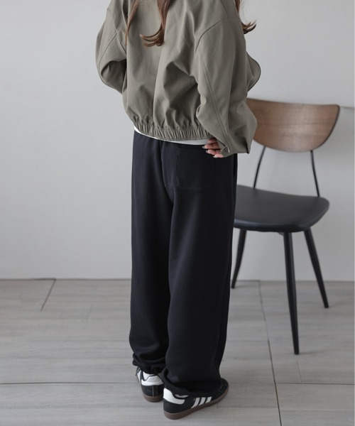 La-gemme（ラジェム） パンツ 裾ドローコードイージーパンツ