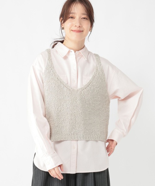 studio CLIP（スタディオクリップ） ベスト ジレ 3ゲージシェニール