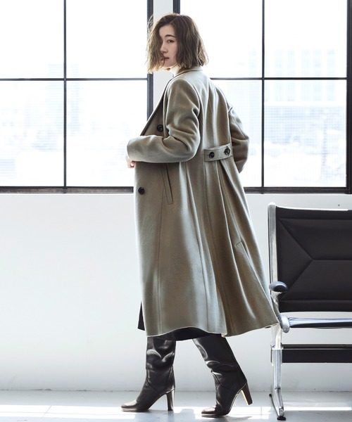 チェスターコート ロングコート グレー ジルスチュアート ルイルエブティック チェスターコート ロングコート グレー ジルスチュアート ルイルエ