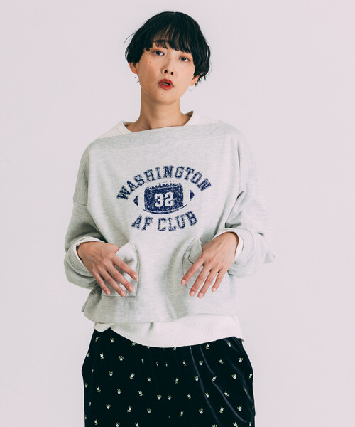 【no】Take Product×Freada 手刺繍リメイクスウェット no様専用】Take Product×Freada 手刺繍リメイクスウェット