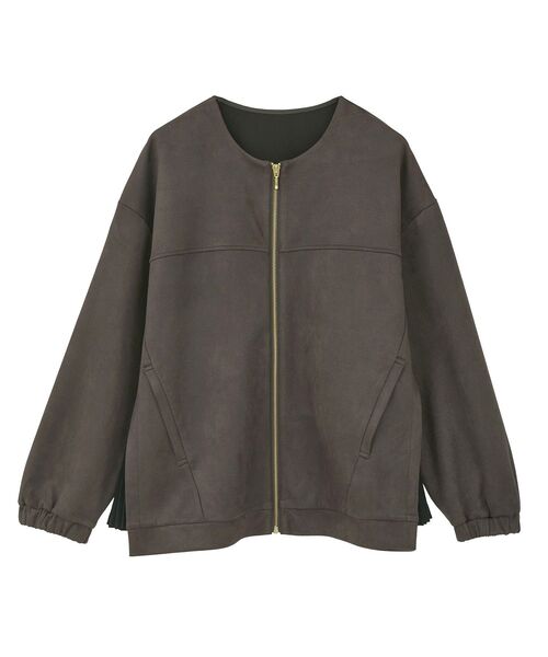YECCA VECCA（イェッカヴェッカ） ブルゾン アウター サイドプリーツ