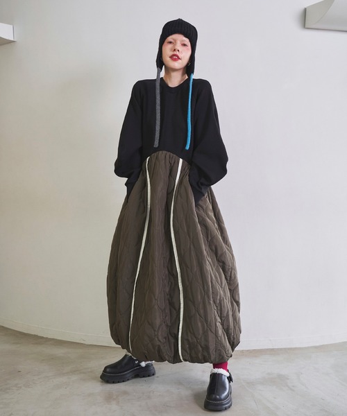 ワンピース OMMO MA-1 DOCKING OP BLACK 38 OMMO ONLINE STORE / MA-1 HALF SLEEVE DOCKING OP