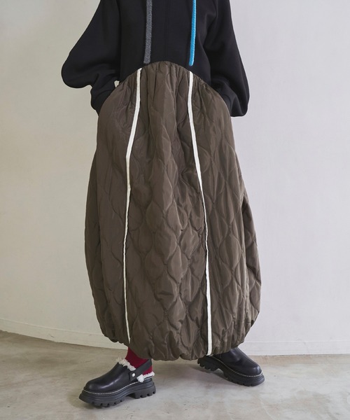 OMMO ワンピース SWEAT DOCKING QUILTING OP : ZOZOTOWN Yahoo!店