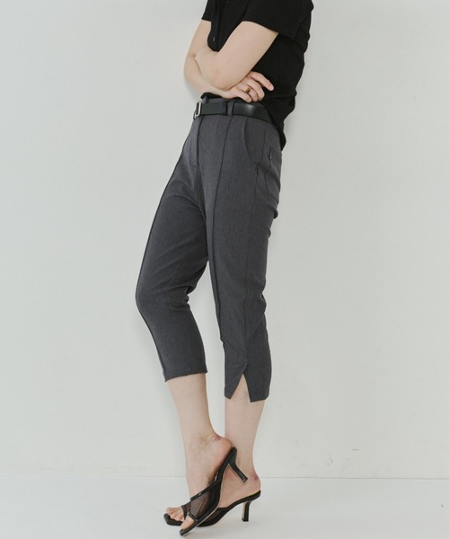 VION スラックス パンツ Capri pants / カプリパンツ レディース