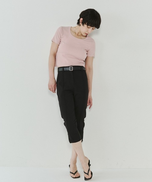 VION スラックス パンツ Capri pants / カプリパンツ レディース