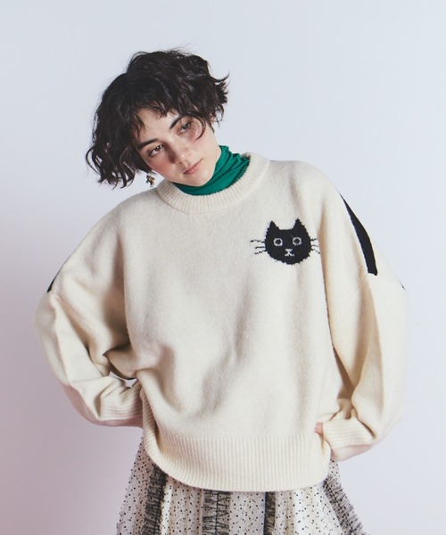 manana suerte（マニャーナスエルテ） ニット セーター CATボーダー