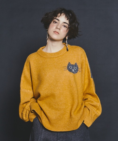 manana suerte（マニャーナスエルテ） ニット セーター CATボーダー