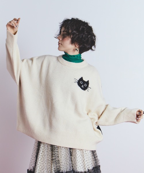 manana suerte（マニャーナスエルテ） ニット セーター CATボーダー
