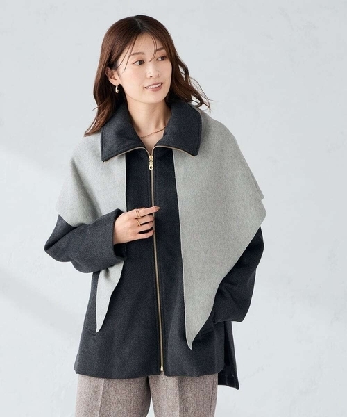 a.v.v（アー・ヴェ・ヴェ） ストール マフラー 三角ニットストール