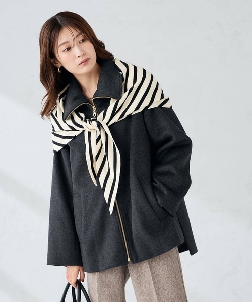 a.v.v（アー・ヴェ・ヴェ） ストール マフラー 三角ニットストール