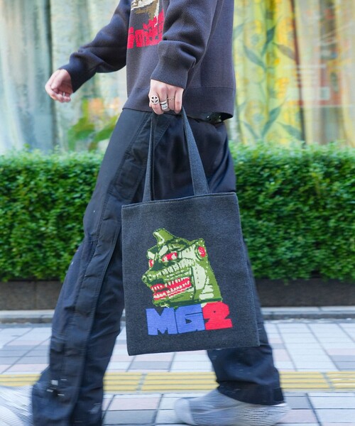 TOKYO CULTUART by BEAMS トートバッグ M1号 × 編み物堀ノ内 / MG2