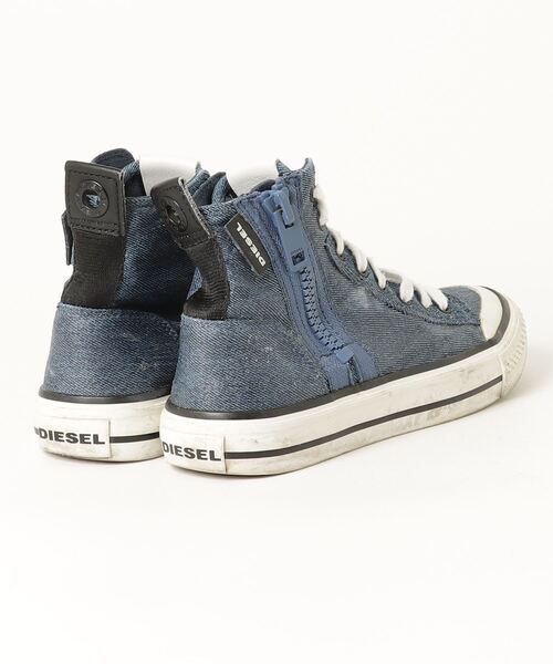 DIESEL（ディーゼル） ハイカットスニーカー 37 インディゴブルー