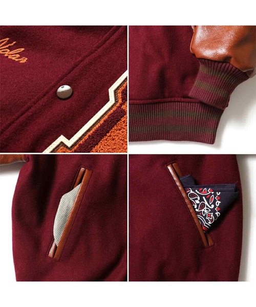 HOUSTON（ヒューストン） スタジャン メルトンスタジャン(VALLEY